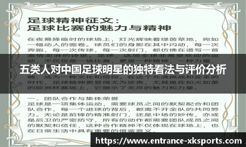 五类人对中国足球明星的独特看法与评价分析